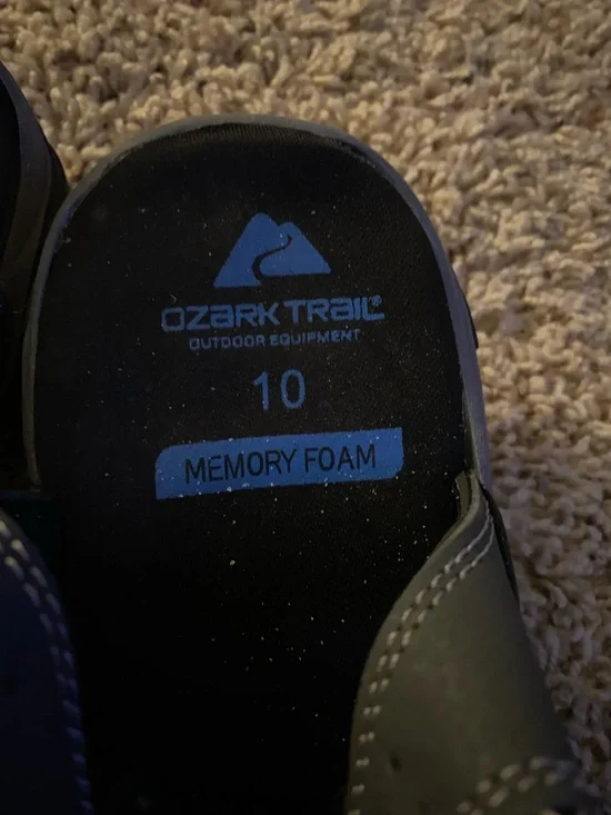 Ozark Trail Gray and Blue Men's Sport Sandals - Picture 2 of 7